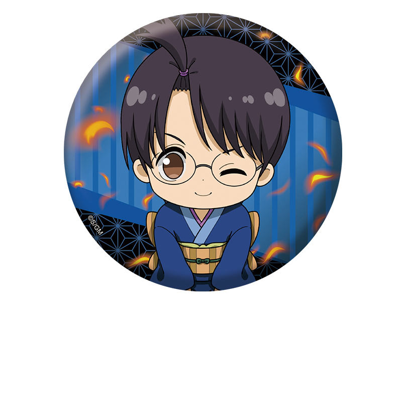 新劇場版 銀魂 -吉原大炎上-_ぺたん娘缶バッジ 志村新八