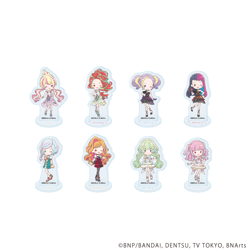 アイカツプラネット！_アクリルぷちスタンド02/ユニットver. コンプリートセット(全8種)(グラフアートイラスト)【コンプリートセット/8個入り】