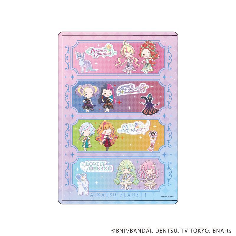 アイカツプラネット！_キャラクリアケース03/ユニットver. コマ割りデザイン(グラフアートイラスト)