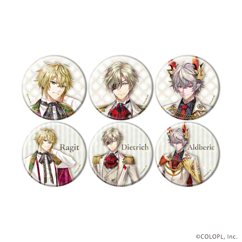 クイズRPG 魔法使いと黒猫のウィズ_(57mm)_ホログラム缶バッジ06/ホワイトデーver. コンプリートセット(全6種)(描き下ろしイラスト)【コンプリートセット/6個入り】
