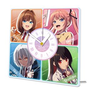 真夜中ハートチューン_アクリル置時計