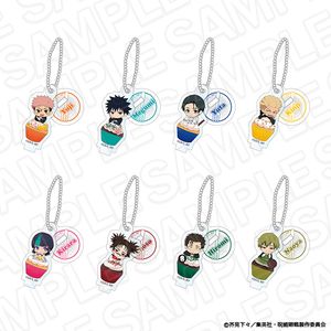 呪術廻戦_台座付アクリルキーホルダー(ランダム) カップケーキ ver. 【OPP／8個入り】【コンプリートセット】