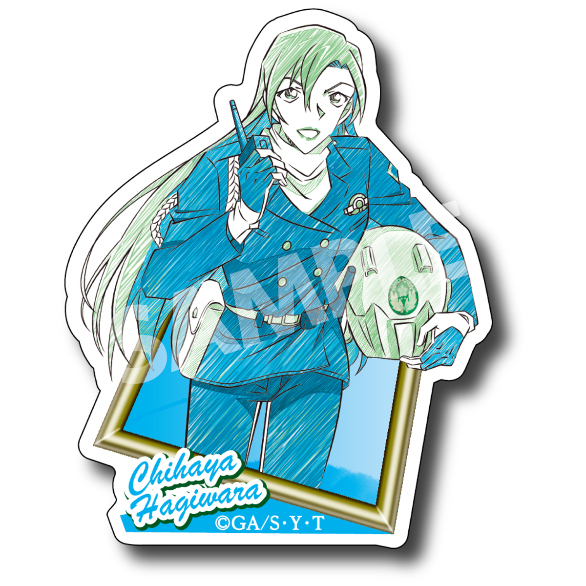 名探偵コナン_ペンシルアート ステッカーコレクションVol.4 萩原千速