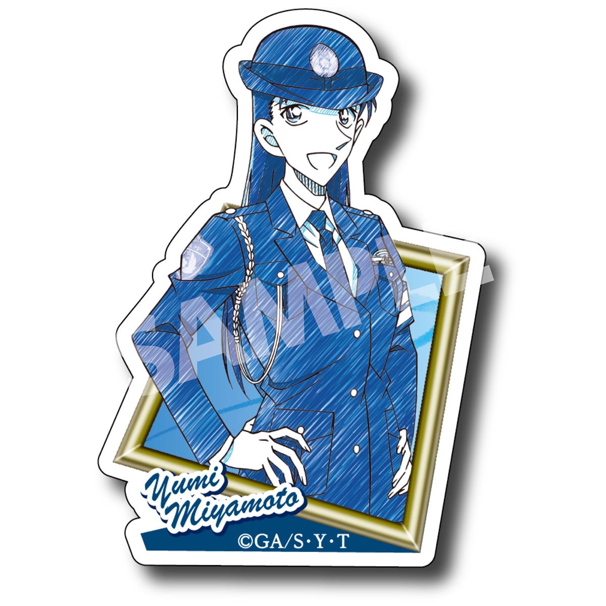 名探偵コナン_ペンシルアート ステッカーコレクションVol.4 宮本由美