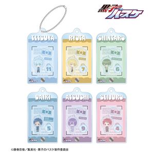 黒子のバスケ_トレーディング ちびキャラ スナップショットver. パーツ付きフレームアクリルチャーム ver.A(単位/コンプリートBOX/6パック入り)