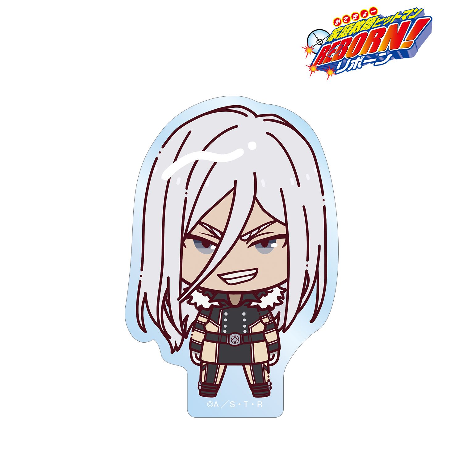 家庭教師ヒットマンREBORN!_スペルビ・スクアーロ（10年後） ちょこんと！ ダイカットステッカー