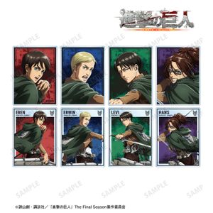 進撃の巨人_描き下ろし 戦う背中ver. 第2弾 トレーディングアクリルカード(単位/コンプリートBOX/8パック入り)