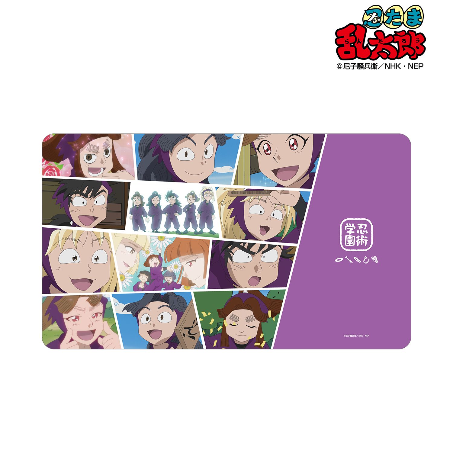 忍たま乱太郎_四年生集合 場面写マルチデスクマット vol.2