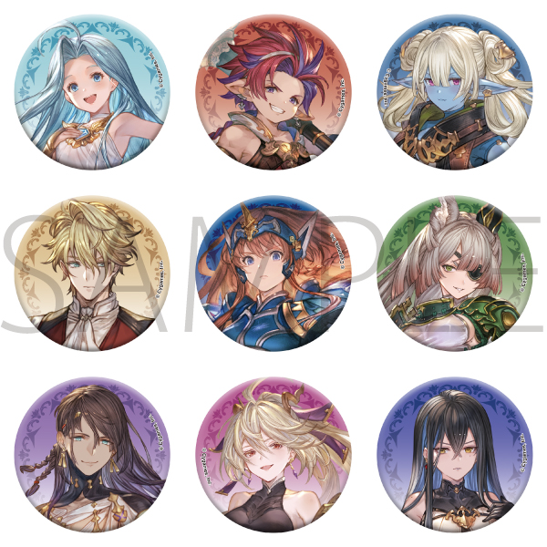 グランブルーファンタジー_キャラバッジコレクション　【BOX／9個入り】