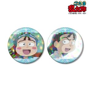 Nintama Rantaro - Tsurumachi Fushikizo Scene Hologram Can Badge Set of 2