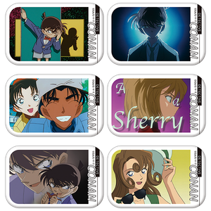 名探偵コナン_メモリアルスクエア缶バッジコレクション／vol.2 ～OP～　【BOX／6個入り】