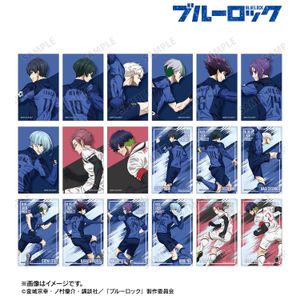 ブルーロック_描き下ろし 戦う背中×雨ver. トレーディングコンパクトクリアカード(単位/コンプリートBOX／18パック入り)