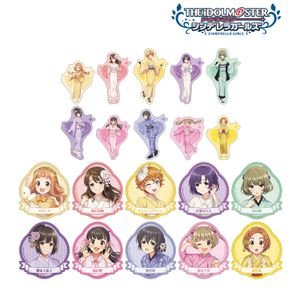 アイドルマスター シンデレラガールズ_描き下ろし レース着物ver. トレーディングダイカットステッカー(単位/コンプリートBOX)【BOX/20パック入り】