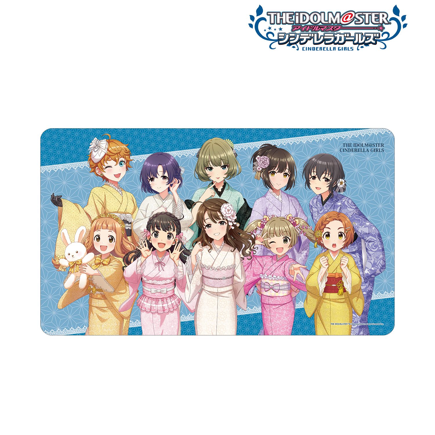 アイドルマスター シンデレラガールズ_描き下ろし 集合 レース着物ver. マルチデスクマット