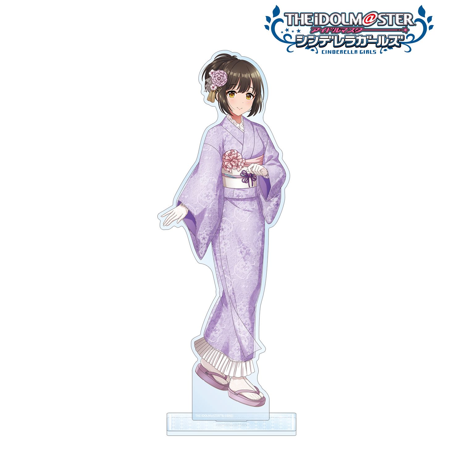 アイドルマスター シンデレラガールズ_描き下ろし 鷹富士茄子 レース着物ver. 特大アクリルスタンド