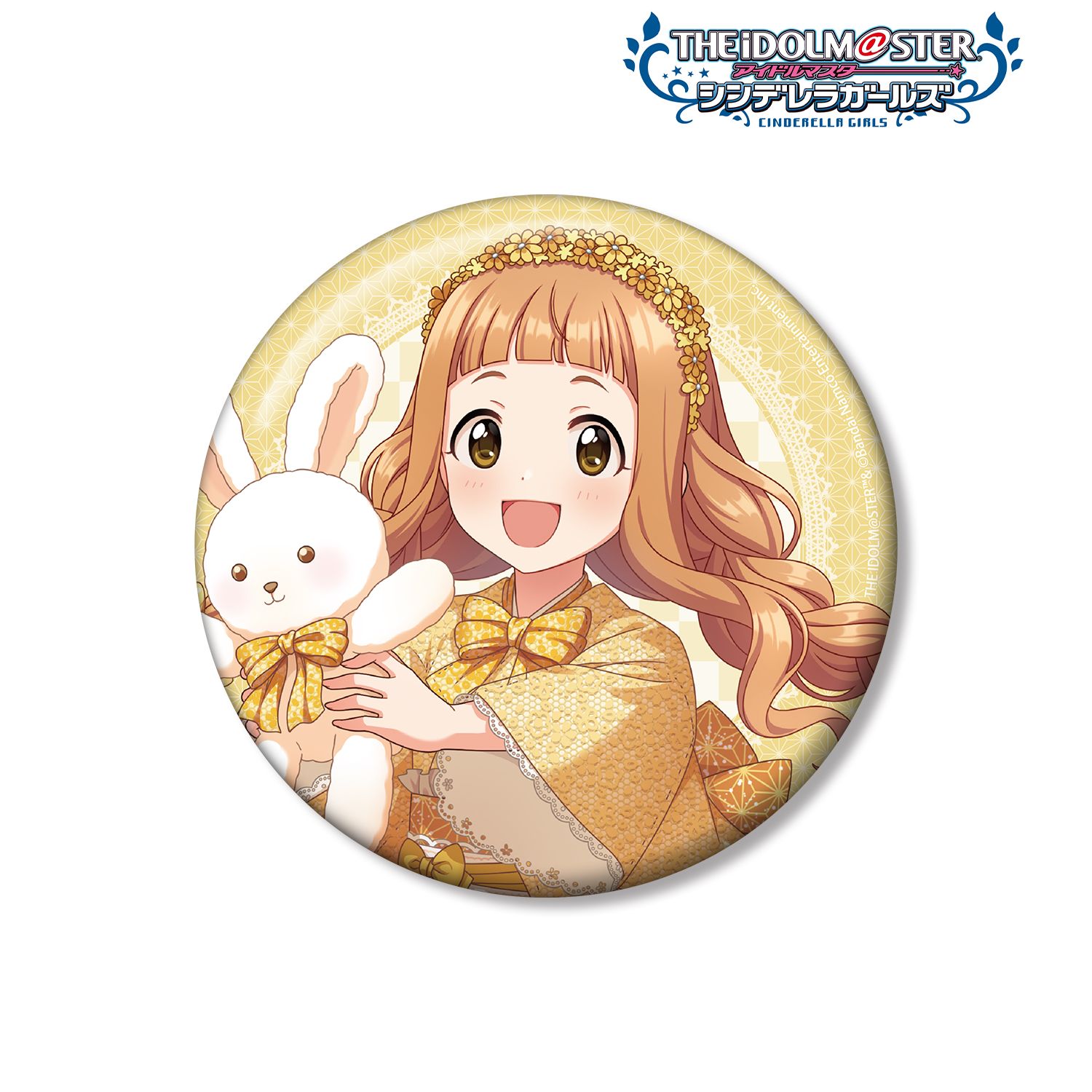 アイドルマスター シンデレラガールズ_描き下ろし 市原仁奈 レース着物ver. 100mm缶バッジ