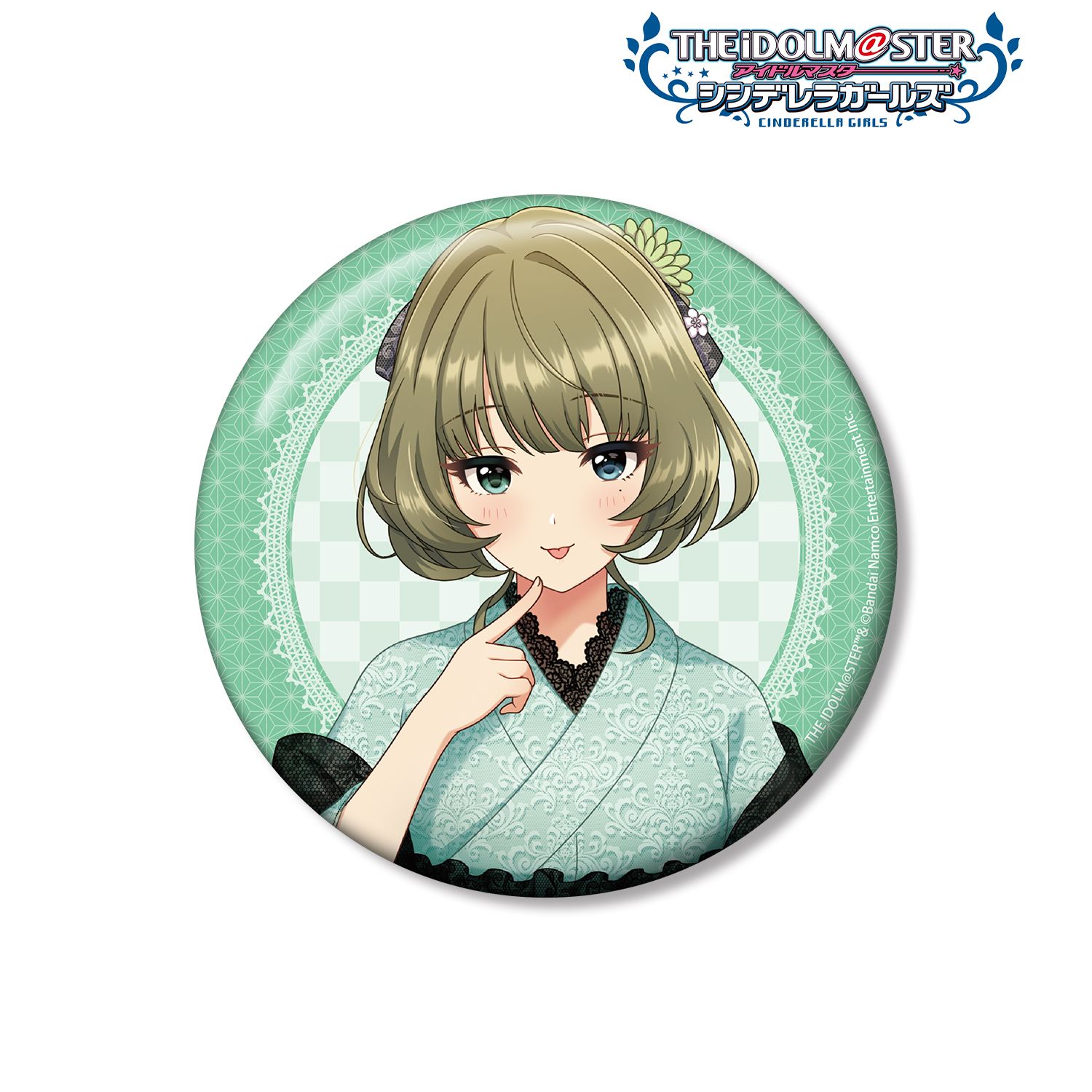 アイドルマスター シンデレラガールズ_描き下ろし 高垣楓 レース着物ver. 100mm缶バッジ