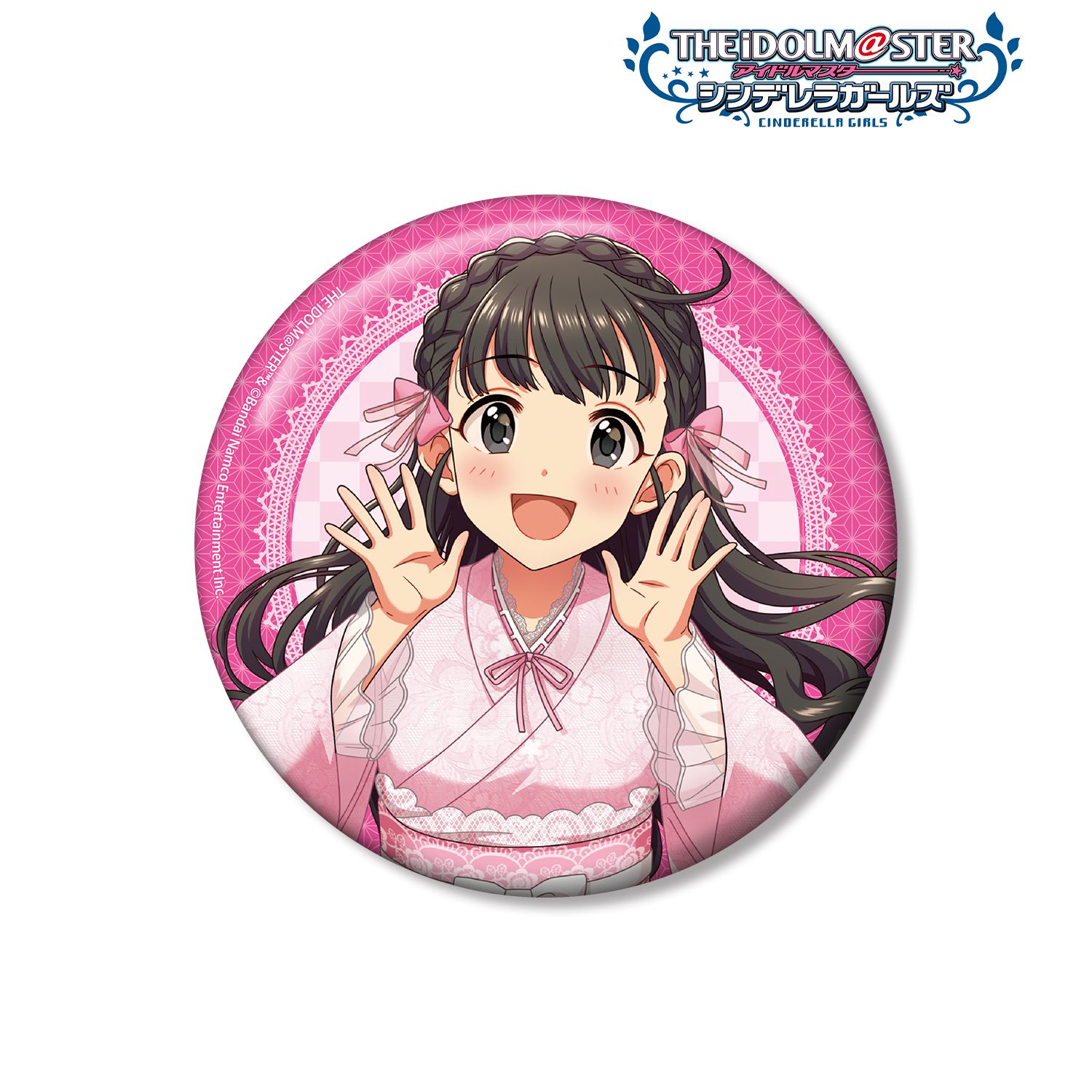 アイドルマスター シンデレラガールズ_描き下ろし 福山舞 レース着物ver. 100mm缶バッジ
