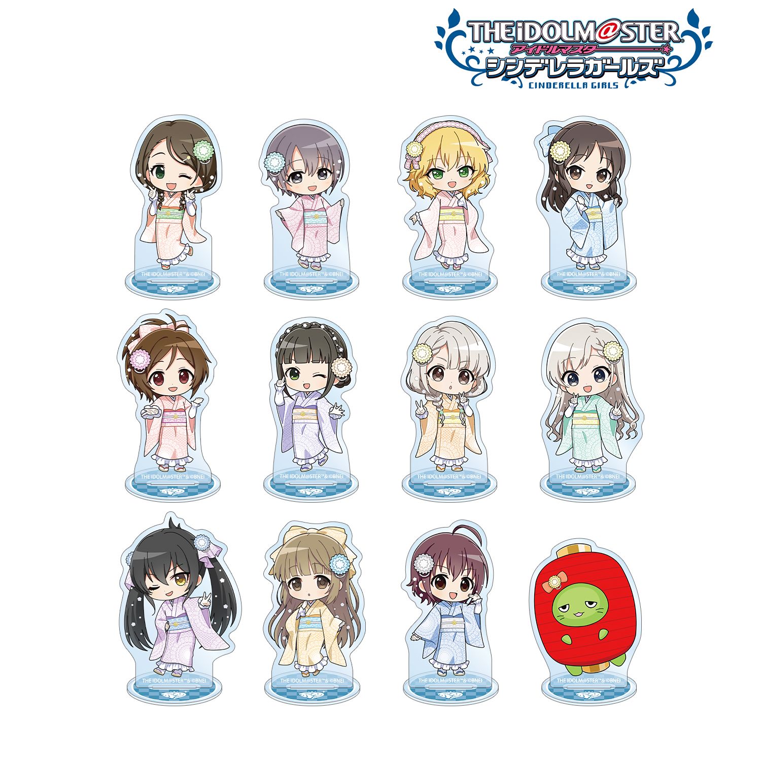 アイドルマスター シンデレラガールズ_トレーディング ちびキャラ レース着物ver. アクリルスタンド(単位/コンプリートBOX)【BOX/12パック入り】