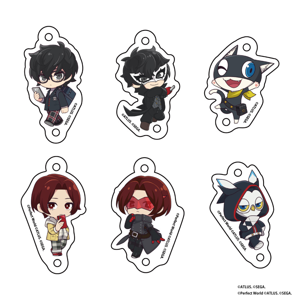 ペルソナ5 ザ・ロイヤル ＆ ペルソナ５：The Phantom X_繋がるアクリルチャーム　【コンプリートBOX／6個入り】