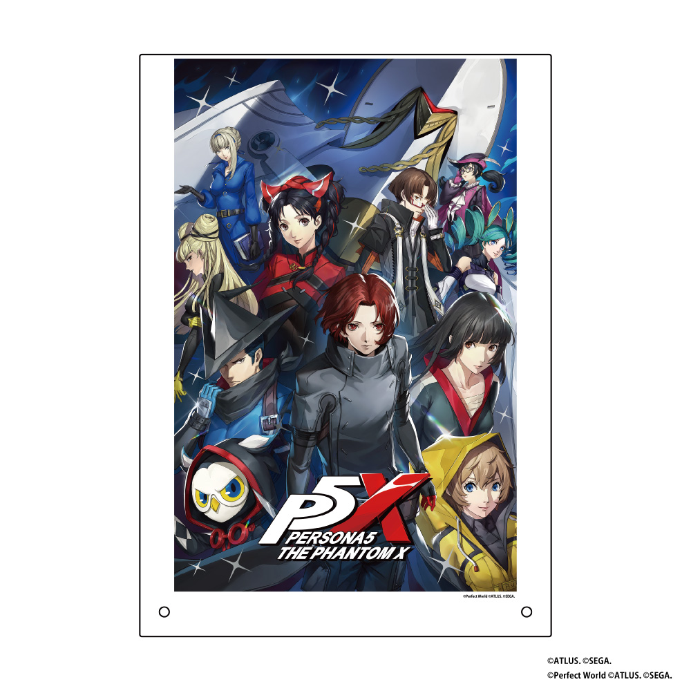 ペルソナ5 ザ・ロイヤル ＆ ペルソナ５：The Phantom X_箔押しアクリルパネル【P5X】
