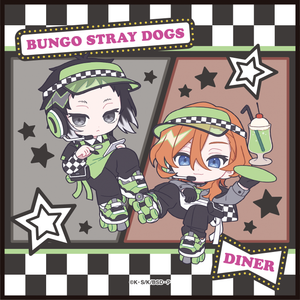 文豪ストレイドッグス_ハンドタオル／B　ぱすてるぽっぷ