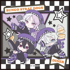 文豪ストレイドッグス_ハンドタオル／D　ぱすてるぽっぷ