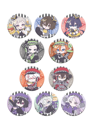 文豪ストレイドッグス_ホログラムキャラバッジコレクション／ぱすてるぽっぷ　【BOX／10個入り】