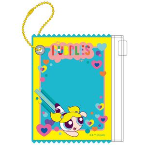 パワーパフガールズ_スライダーポーチキーホルダー（バブルス）