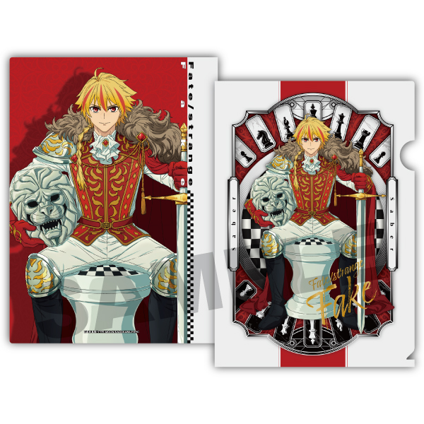 Fate/strange Fake_箔入りA4クリアファイル 1.セイバー