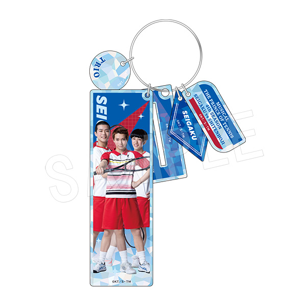 ミュージカル テニスの王子様 4thシーズン 青学(せいがく)vs四天宝寺_ホロアクリルスタンドキーホルダー トリオ