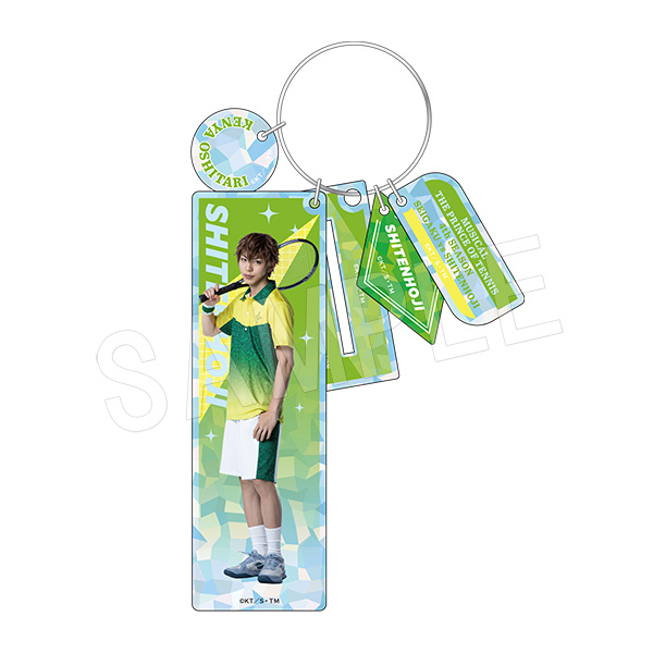 ミュージカル テニスの王子様 4thシーズン 青学(せいがく)vs四天宝寺_ホロアクリルスタンドキーホルダー 忍足謙也