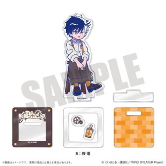 WIND BREAKER ウィンブレ 桜遥 文房具カフェ アクリルスタンド TVアニメ『WIND BREAKER』アクリルスタンド_桜遥｜HICUL ONLINE STORE