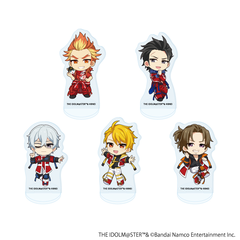 アイドルマスター SideM_アクリルぷちスタンド16/サイバーパンクver. コンプリートセット(全5種)(ミニキャライラスト)【コンプリートセット/5個入り】