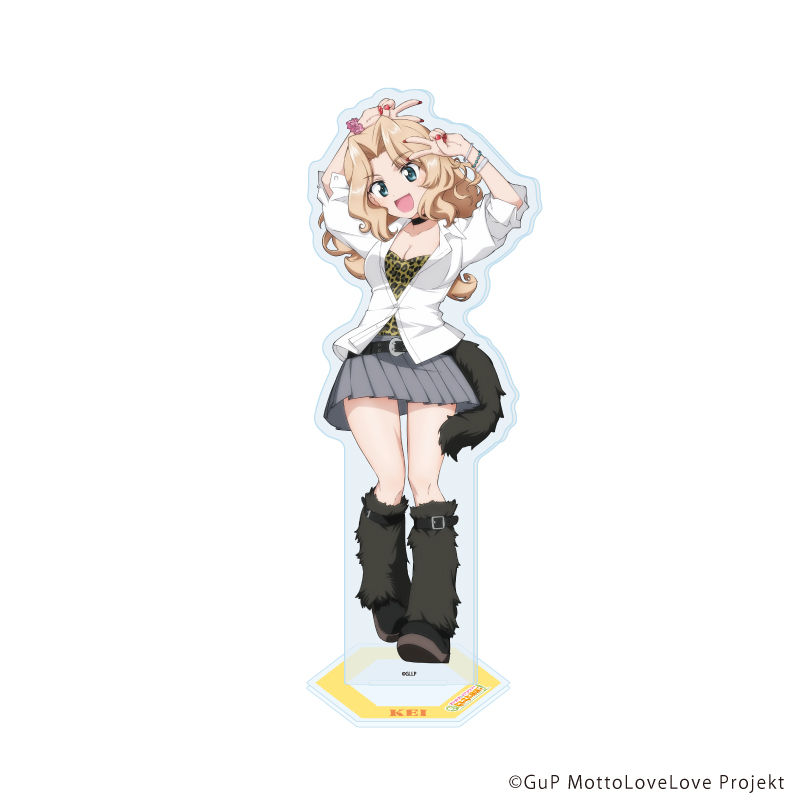 ガールズ＆パンツァー もっとらぶらぶ作戦です！_アクリルスタンド29/ケイ 制服アレンジver.(描き下ろしイラスト)