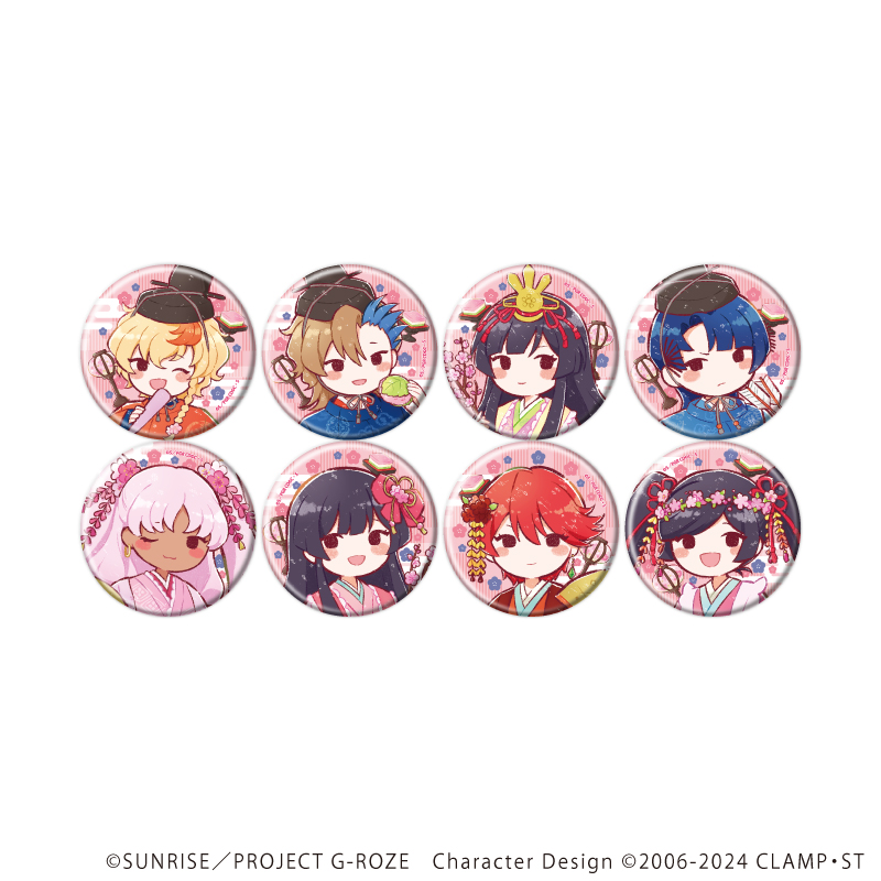 コードギアス 奪還のロゼ_缶バッジ03/ひな祭りver.コンプリートセット(全8種)(グラフアートイラスト)【コンプリートセット/8個入り】