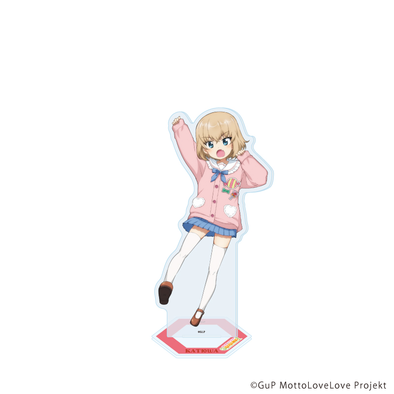 ガールズ＆パンツァー もっとらぶらぶ作戦です！_アクリルスタンド31/カチューシャ 制服アレンジver.(描き下ろしイラスト)