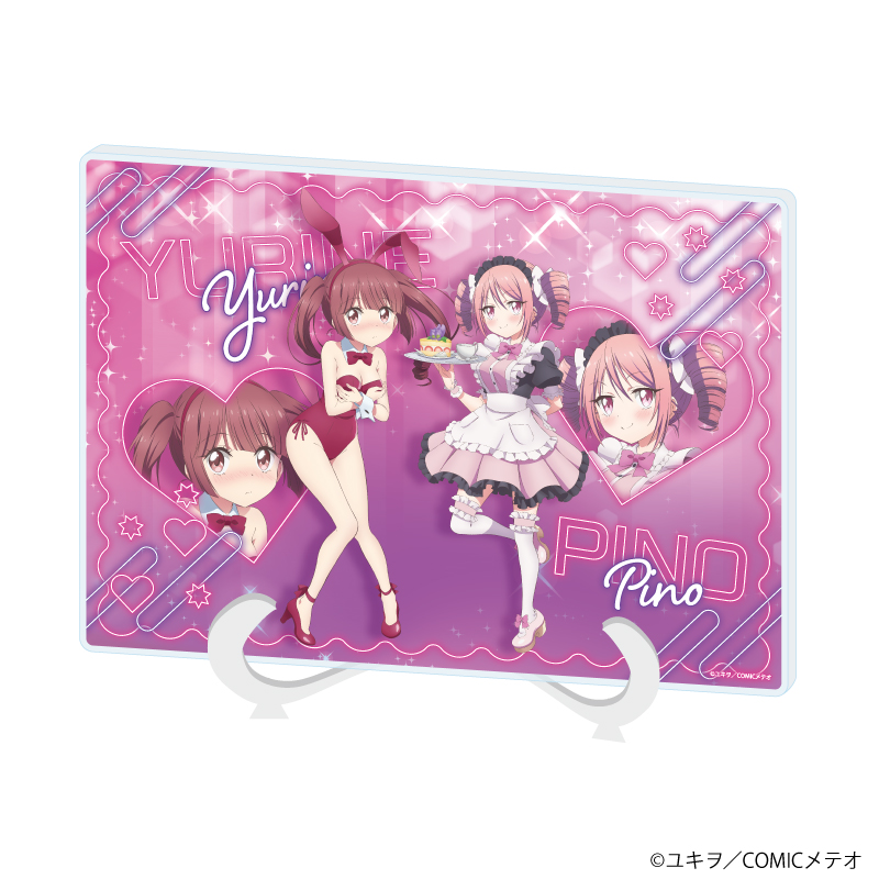 邪神ちゃんドロップキック_(A5サイズ)_アクリルアートボード03/花園ゆりね&ぴの ご当地ver. (描き下ろしイラスト)