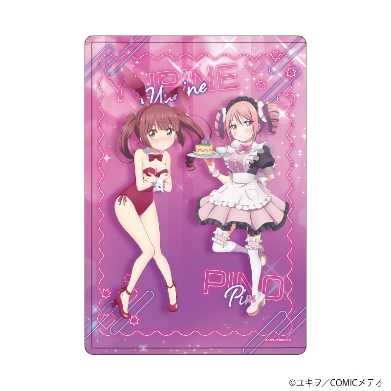 邪神ちゃんドロップキック_キャラクリアケース09/花園ゆりね&ぴの ご当地ver. (描き下ろしイラスト)