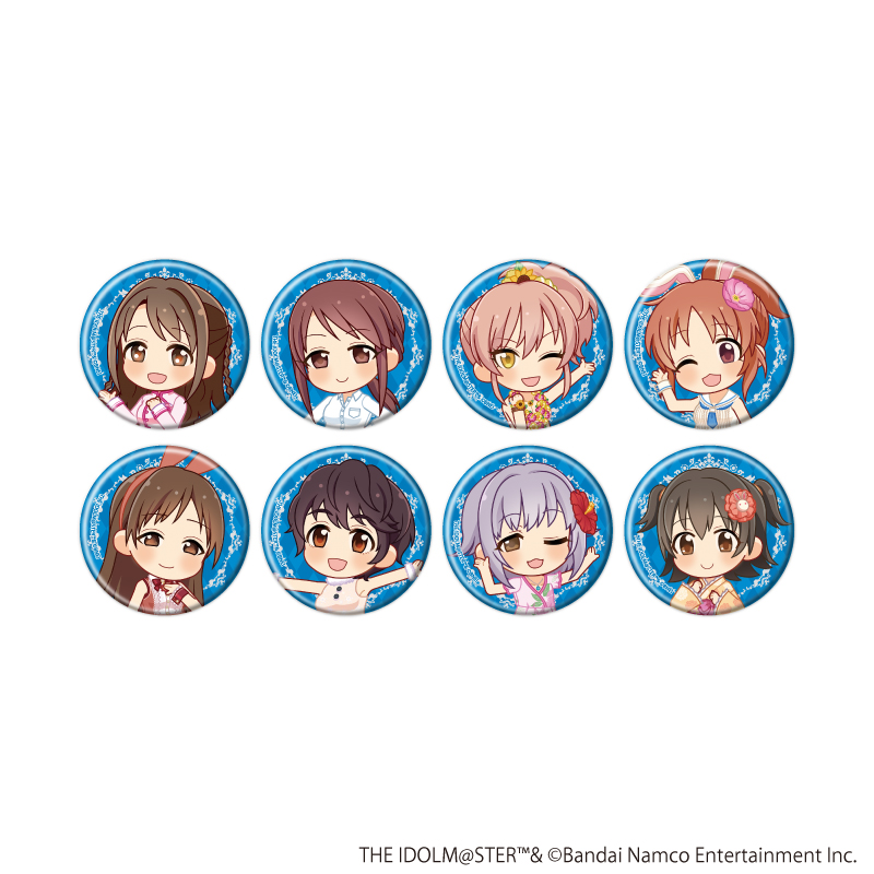 アイドルマスター シンデレラガールズ_缶バッジ20/ぷちデレラver. コンプリートセットA(全8種)(公式イラスト)【BOX/8個入り】