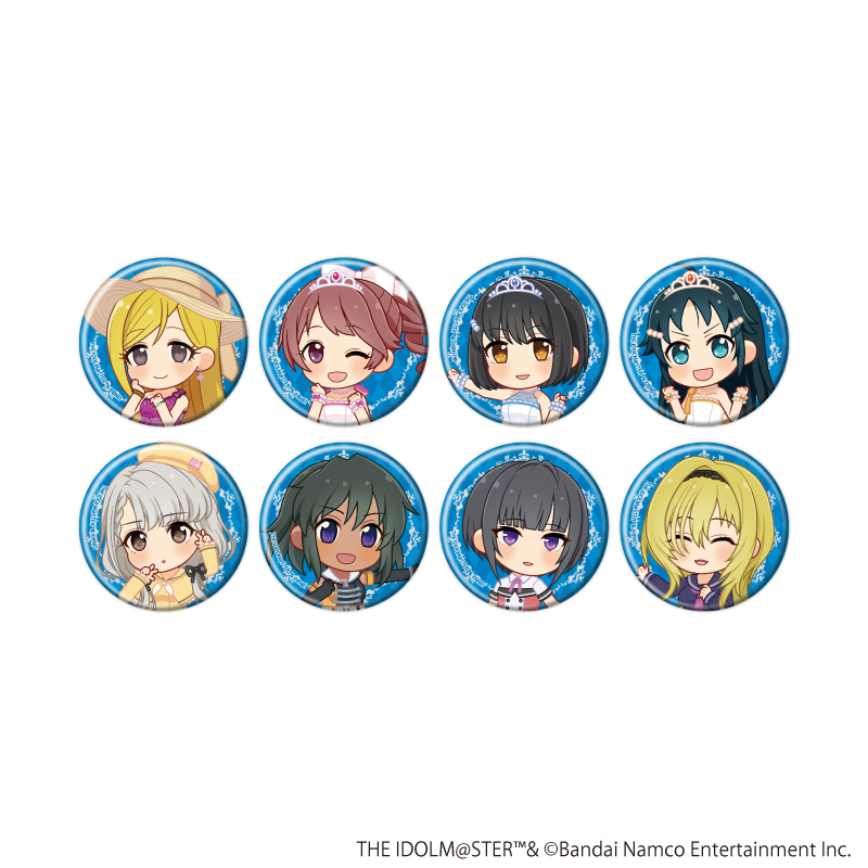 アイドルマスター シンデレラガールズ_缶バッジ21/ぷちデレラver. コンプリートセットB(全8種)(公式イラスト)【BOX/8個入り】