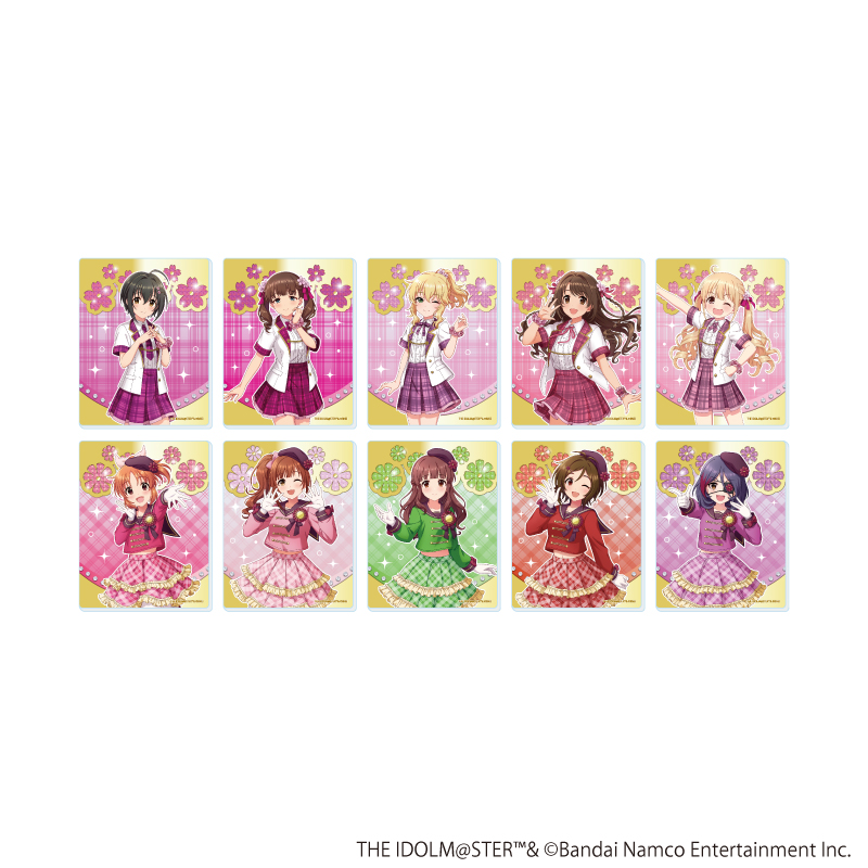 アイドルマスター シンデレラガールズ_アクリルカード08/制服アイドル衣装風 コンプリートセット(全10種)(描き下ろしイラスト)【BOX/10個入り】