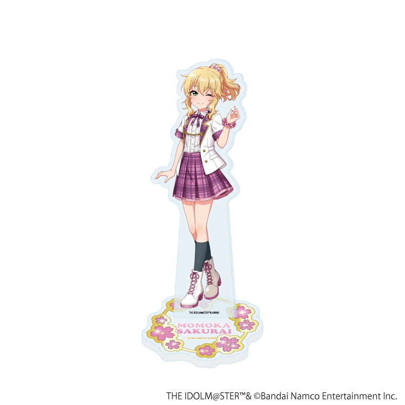 アイドルマスター シンデレラガールズ_アクリルスタンド27/櫻井桃華 制服アイドル衣装風(描き下ろしイラスト)