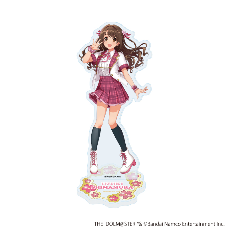 アイドルマスター シンデレラガールズ_アクリルスタンド28/島村卯月 制服アイドル衣装風(描き下ろしイラスト)