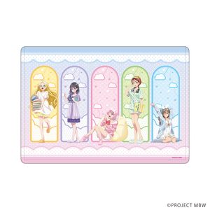 前橋ウィッチーズ_キャラクリアケース02/集合デザイン 水玉ルームウェアver.(描き下ろしイラスト)