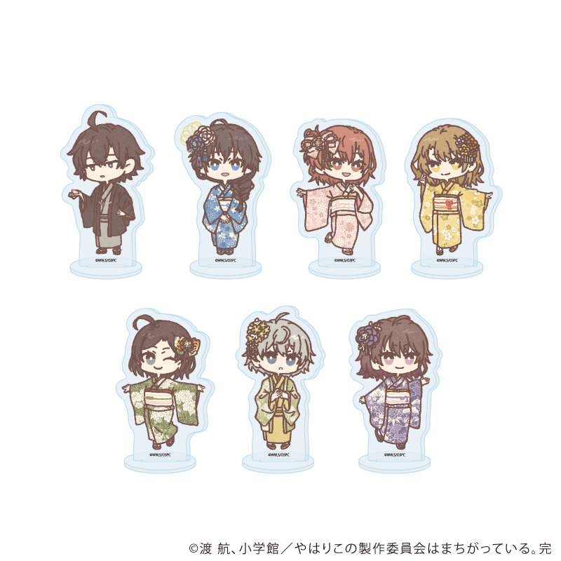 やはり俺の青春ラブコメはまちがっている。完_アクリルぷちスタンド05/花見ver. コンプリートセット(全7種)(レトロアートイラスト)【コンプリートセット/7個入り】