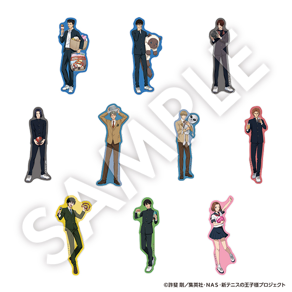 新テニスの王子様_アクリルバッジ Vol.5 全10種　【コンプリートOPP／10個入り】