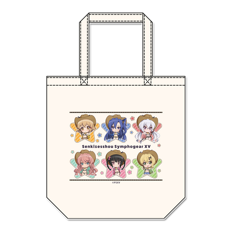 戦姫絶唱シンフォギアXV_ぷちちょこキャンバストートバッグ カウガールver.
