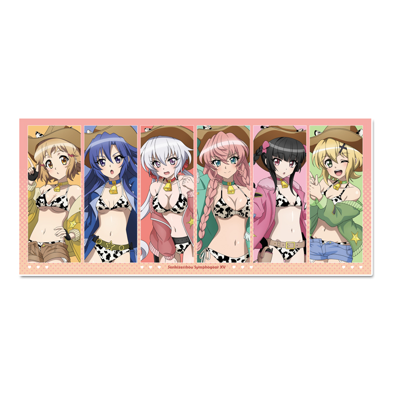 戦姫絶唱シンフォギアXV_描き下ろし スポーツタオル カウガールver.