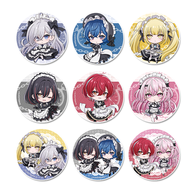 死亡遊戯で飯を食う。_ぷちちょこトレーディング缶バッジ 【コンプリートBOX／9個入り】